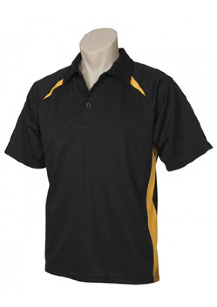 Mens Splice Short Sleeve Polo