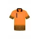 Mens Hi Vis Tracks Short Sleeve Polo