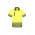 Mens Hi Vis Tracks Short Sleeve Polo - Yellow/Charcoal