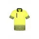 Mens Hi Vis Tracks Short Sleeve Polo