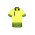 Mens Hi Vis Tracks Short Sleeve Polo - Yellow/Navy