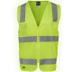 Hi Vis Yellow (D+N) Zip Safety Vest