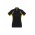 Womens Renegade Short Sleeve Polo - Black / Gold / Silver