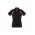 Womens Renegade Short Sleeve Polo - Black / Red / Silver