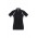 Womens Renegade Short Sleeve Polo - Black / White / Silver