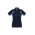 Womens Renegade Short Sleeve Polo - Navy / Sky / Silver