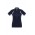 Womens Renegade Short Sleeve Polo - Navy / White / Silver