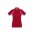 Womens Renegade Short Sleeve Polo - Red / White / Silver