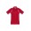 Mens Renegade Short Sleeve Polo - Red / White / Silver