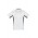 Kids Renegade Short Sleeve Polo - White / Black / Silver