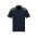 Mens Galaxy Short Sleeve Polo - Navy/Fluro Yellow