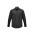 Mens Harper Long Sleeve Shirt - Black / Silver