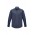 Mens Harper Long Sleeve Shirt - Ink / Silver