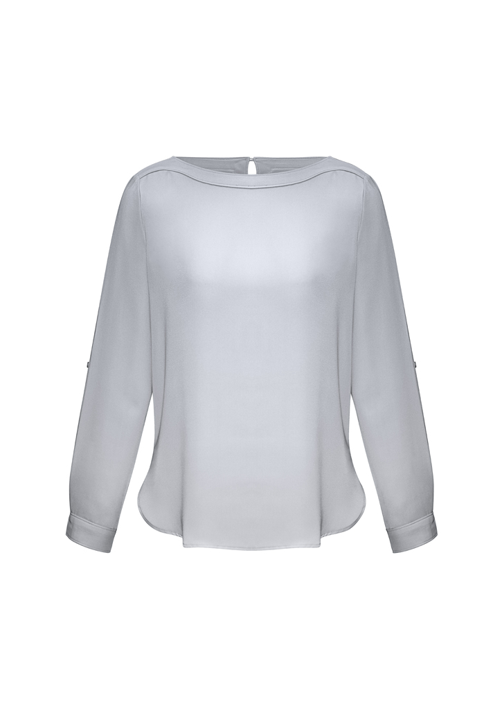 Ladies Madison Boatneck Blouse