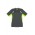 Mens Renegade Short Sleeve Tee - Grey / Fluoro Lime / Silver