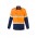 Mens Rugged Cooling Hi Vis Segmented Tape Long Sleeve Shirt - Orange