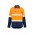 Mens Hi Vis Outdoor Segmented Tape Long Sleeve Shirt - Orange